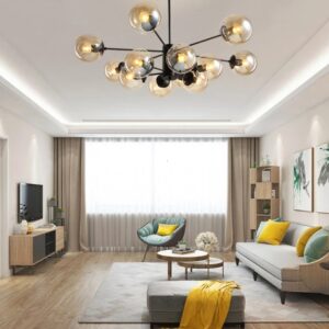 Rosanne Gold Black Lustre Ceiling Pendant Light