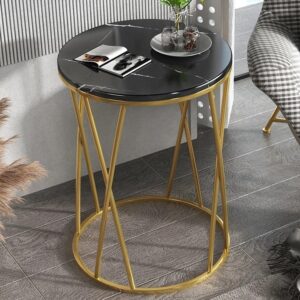 Alessandro Marble Texture Top Coffee Side Table