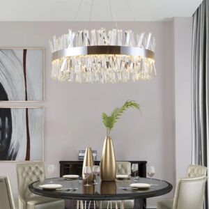 Angel Gold Crystal Ceiling Pendant Light