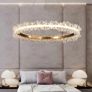 Ascot Gold Crystal Ceiling Pendant Light