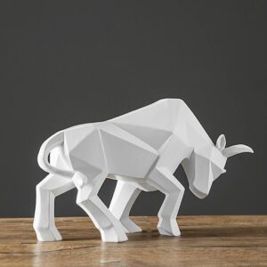 Bull Ornament Art Resin Statue