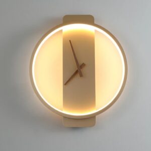 Ciroc Luxury LED Light Round Metal Clock
