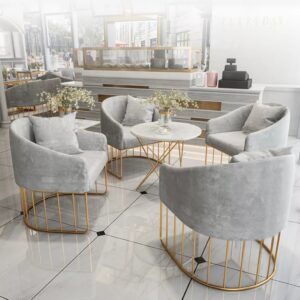 Elan Grey Pink Sofa Chairs