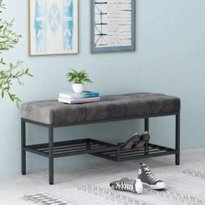 Fitzrovia Velvet Bench
