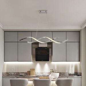 Albion Gold Chrome Plated Wavey Ceiling Pendant Light