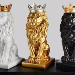 Lion Ornament Art Resin Statue