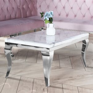 Louis Marble Glass Coffee Table