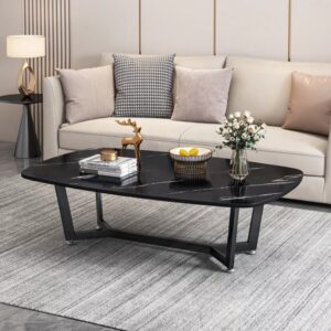 Majesti Marble Texture Top Coffee Side Table