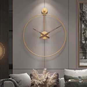 Paris Luxury Metal Clock