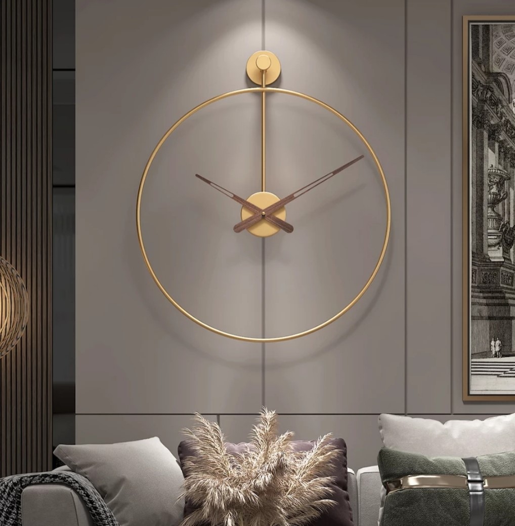 Paris Luxury Metal Clock