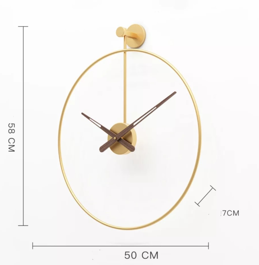 Paris Luxury Metal Clock - Image 5