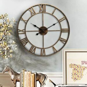 Regal Round Metal Clock