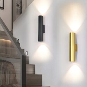 Royal Modern LED Black Gold Wall Light