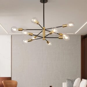 Sahara Black Gold Edge Ceiling Pendant Light
