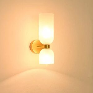 Sireno Modern LED Black Gold Wall Light