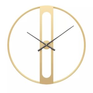 Swiss Luxury Metal Round Clock