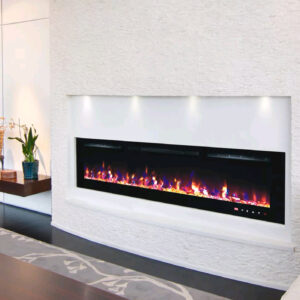 Zara LED Insert Wall Mounted Electric Fire
