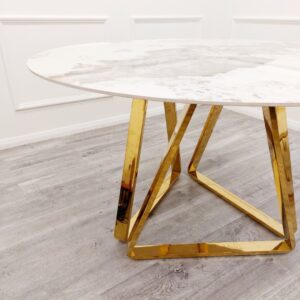 GOLD Aisha dining Table