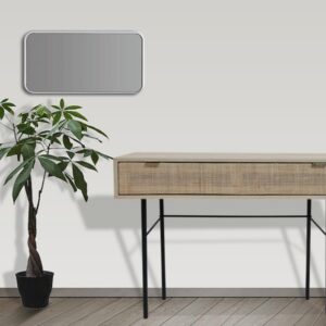 Maria Rattan Wood Console Dressing Table