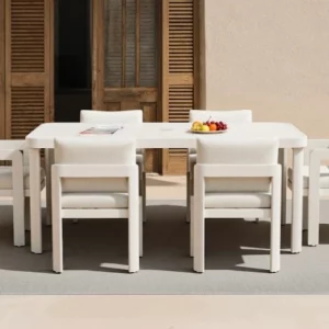 Sofia Outdoor 6 Seater Lounge Luxury Modern Garden Patio Furniture Set