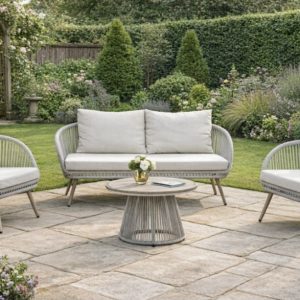 Cove Outdoor 4 Seater Lounge Luxury Modern Garden Patio Furniture Set